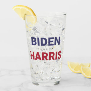 Joe Biden und Kamala Harris (Wahl 2020 in den USA) Glas