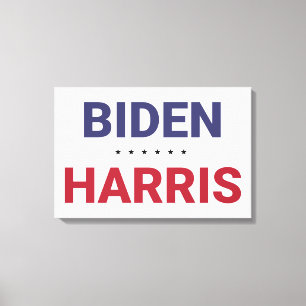 Joe Biden und Kamala Harris (Wahl 2020 in den USA) Leinwanddruck