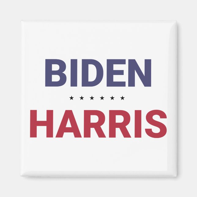 Joe Biden und Kamala Harris (Wahl 2020 in den USA) Magnet (Vorne)
