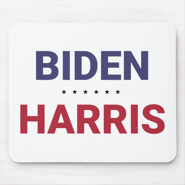 Joe Biden und Kamala Harris (Wahl 2020 in den USA) Mousepad (Vorne)