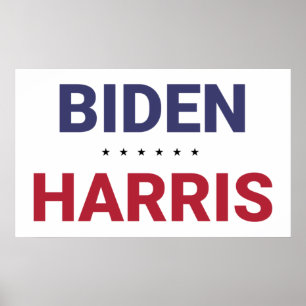 Joe Biden und Kamala Harris (Wahl 2020 in den USA) Poster