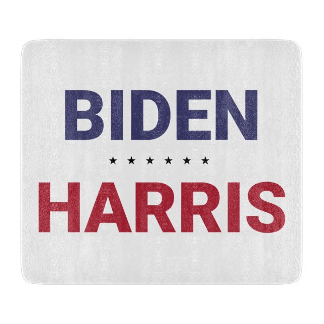 Joe Biden und Kamala Harris (Wahl 2020 in den USA) Schneidebrett (Vorderseite)