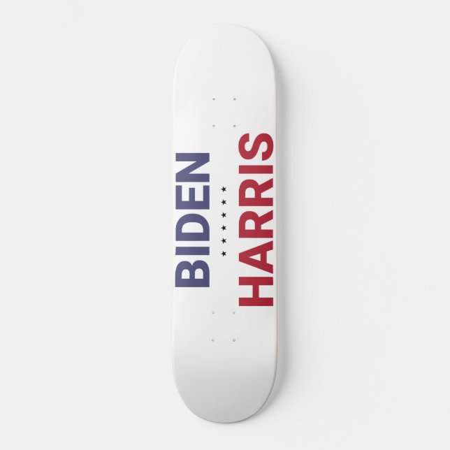 Joe Biden und Kamala Harris (Wahl 2020 in den USA) Skateboard (Vorderseite)