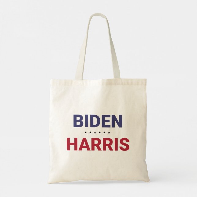 Joe Biden und Kamala Harris (Wahl 2020 in den USA) Tragetasche (Rückseite)
