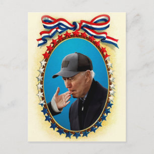 Joe Biden Vintag Style Postkarte