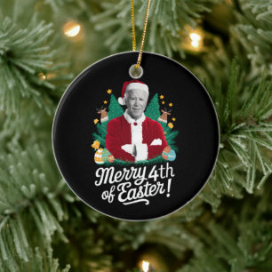 Joe Biden Weihnachten Weihnachten Weihnachten 4. O Keramik Ornament