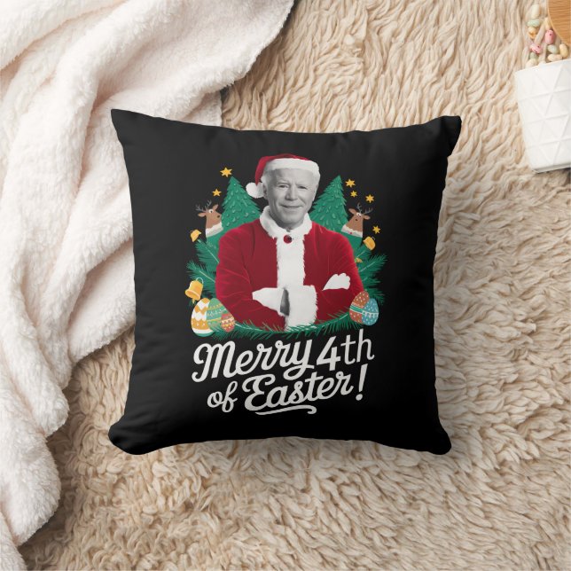 Joe Biden Weihnachten Weihnachten Weihnachten 4. O Kissen (Decke)