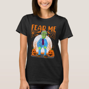 Joe Biden Zombie Fear Me Funny Halloween Anti Joe T-Shirt