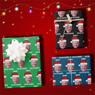 Joe Biden zum 4. Osterweihnachtsfest Geschenkpapier Set