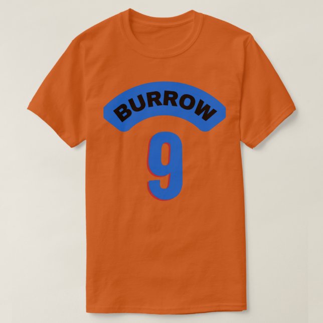 Joe Burrow 9 Jersey 1 T-Shirt (Design vorne)