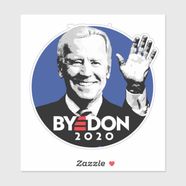 JOE BYE DON AUFKLEBER (Blatt)