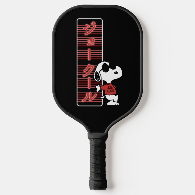 Joe Cool Japanese Neon Lights Pickleball Schläger (Vorderseite)