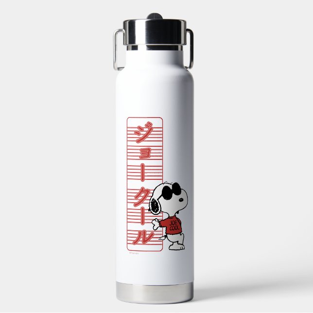 Joe Cool Japanese Neon Lights Trinkflasche (Vorderseite)