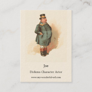 Joe (Der fette Junge) Kyd, Dickens The Pickwick Pa Visitenkarte