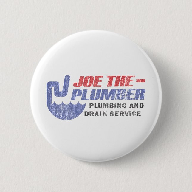 Joe der Klempner Button (Vorderseite)