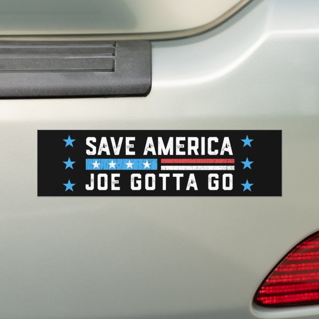 Joe Gotta Go FJB Rette America Anti-Biden Autoaufkleber (Auf Auto)