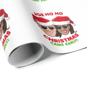 JOE HO HO - CHRISTMAS KAM FRÜH GESCHENKPAPIER