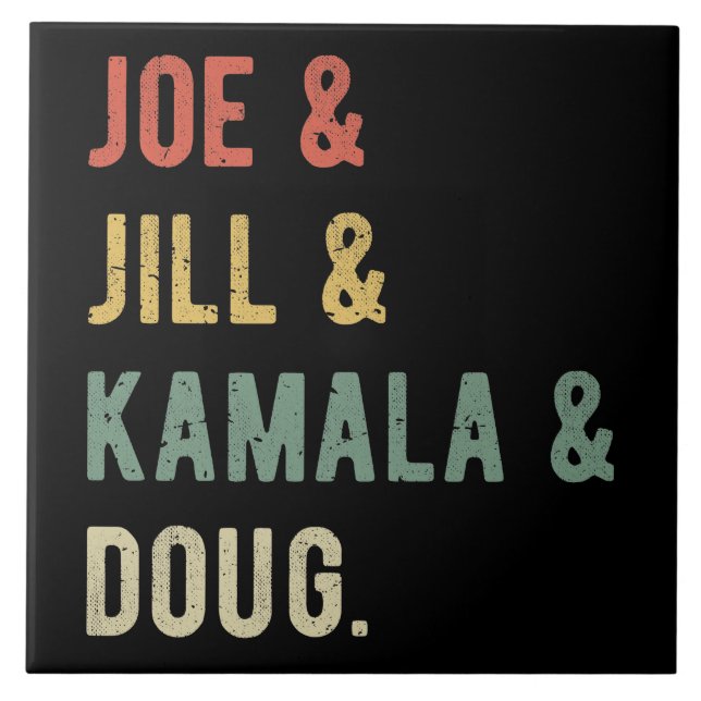 Joe & Jill & Kamala & Doug I Fliese (Vorderseite)