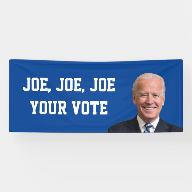 Joe, Joe, Joe Your Vote Banner (Horizontal)