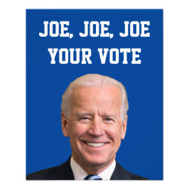 Joe, Joe, Joe Your Vote Fotodruck