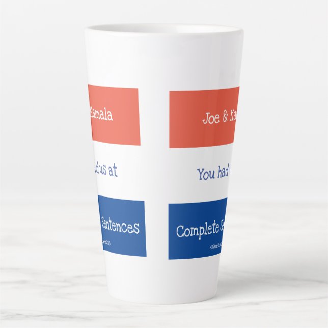 Joe & Kamala Tall Coffee Tasse (Vorderseite)