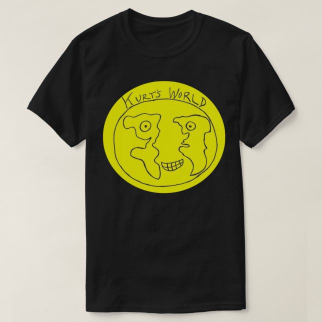 Joe Keery Spree Kurts World Logo Sticker T-Shirt (Design vorne)