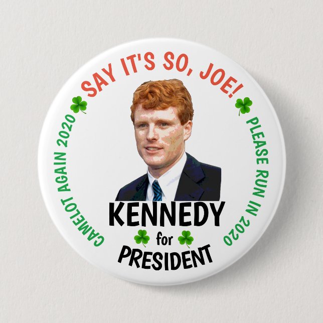 Joe Kennedy: Camelot 2020 Button (Vorderseite)