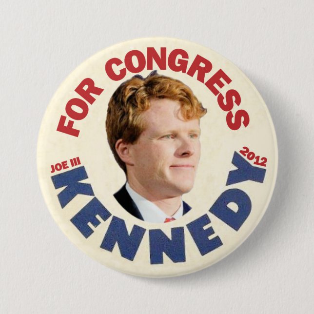 Joe Kennedy III für Kongreß 2012 Button (Vorderseite)