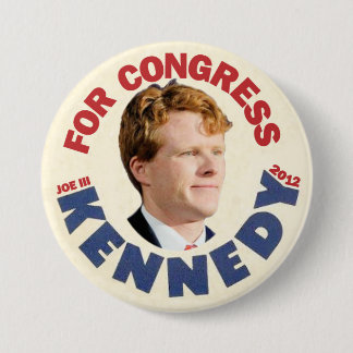 Joe Kennedy III für Kongreß 2012 Button