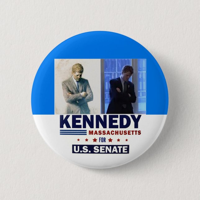 Joe Kennedy von Massachusetts US-Senat 2020 Button (Vorderseite)
