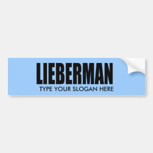 JOE LIEBERMAN AUTOAUFKLEBER