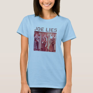 Joe liegt Logo, JOE-LÜGEN T-Shirt