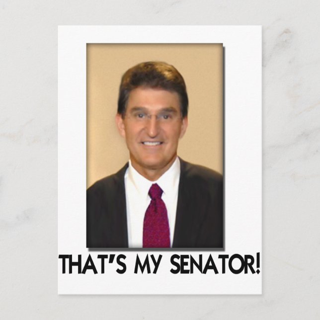Joe Manchin, das ist mein Senator! Postkarte (Vorderseite)