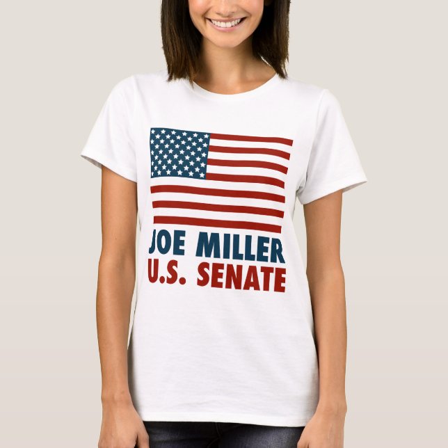 Joe Miller für Senat T-Shirt (Vorderseite)