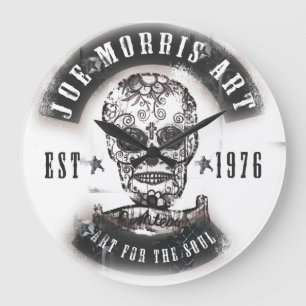 Joe Morris Art Clock Große Wanduhr