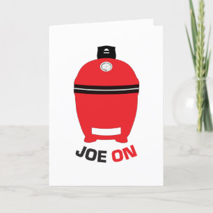Joe On Red Kamado Birthday Card Blank Dankeskarte