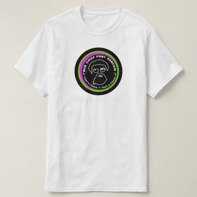 JOE PEREZ - Big Chief Pony Dancer Fest in Peace T-Shirt (Design vorne)