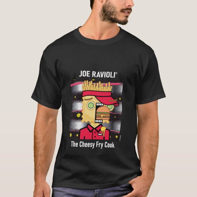 Joe Ravioli The Cheesy Fry Cook T-Shirt (Vorderseite)