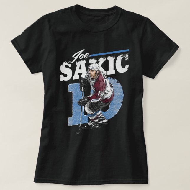 Joe Sakic Retro T-Shirt (Design vorne)