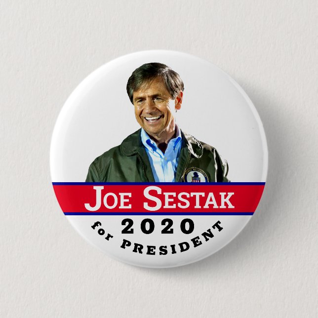 Joe Sestak für Präsident 2020 Button (Vorderseite)