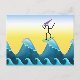 Joe Surfer Postkarte