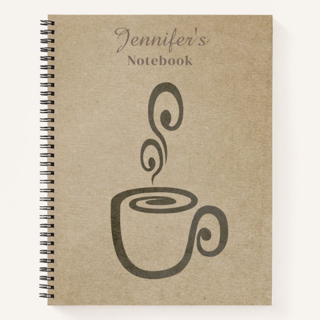 Joe Time Coffee Notizbuch (Vorderseite)