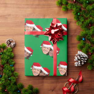 Joe und Kamala Weihnachtswrapping Paper Geschenkpapier