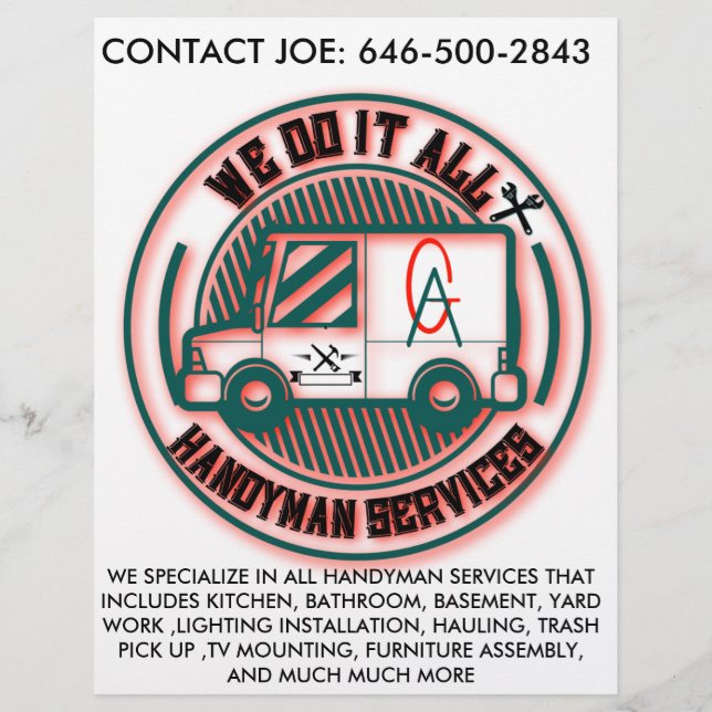 JOE WERBUNG FLYER (Vorne)