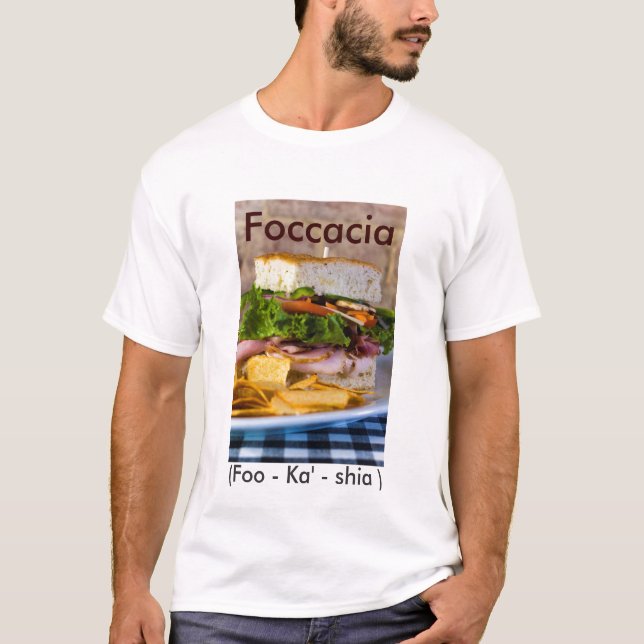 Joel Cookston&apos; s-Fotos 037, Foccacia, (Foo… T-Shirt (Vorderseite)