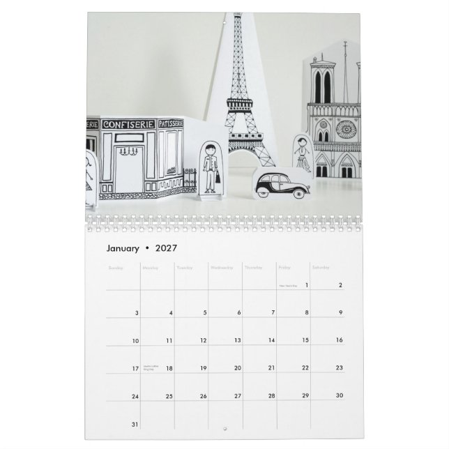 Joel Henriques 2012 moderner Handwerks-Kalender Kalender (Jan 2027)