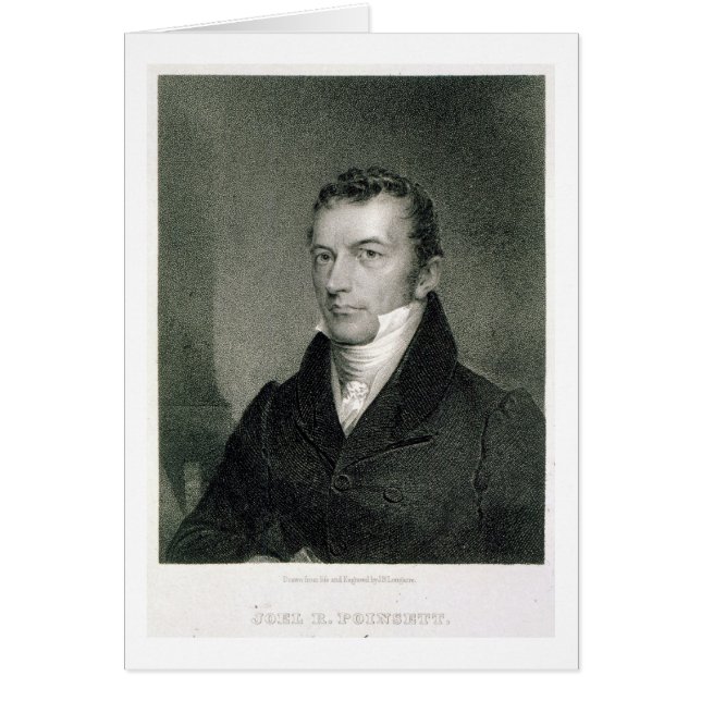 Joel Roberts Poinsett (Stich) (Vorne)