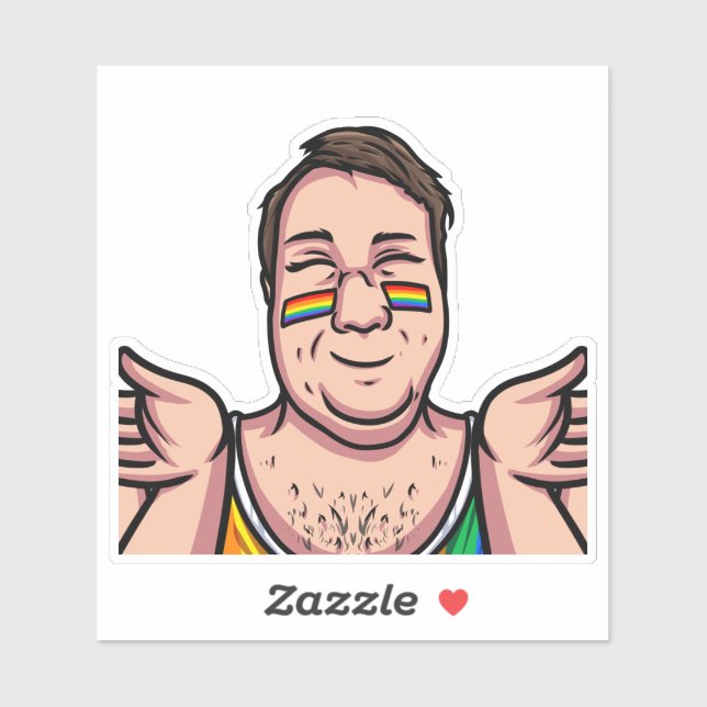 JoeMLyman Open Arm Aufkleber (Blatt)