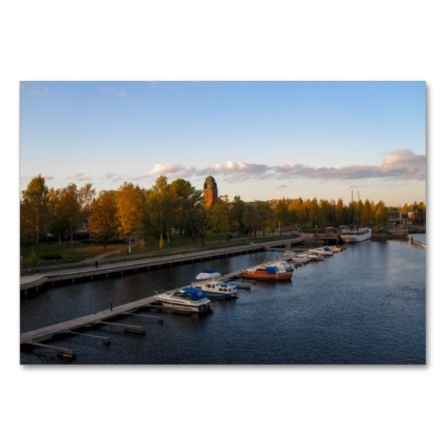 Joensuu im Sommer Tischnummer (Vorderseite)