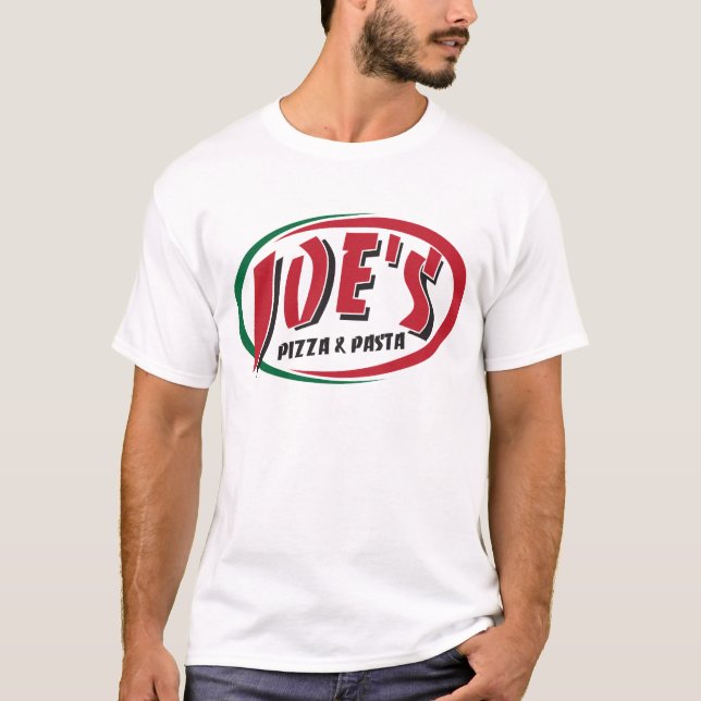 Joes Pizza u. Teigwaren T-Shirt (Vorderseite)